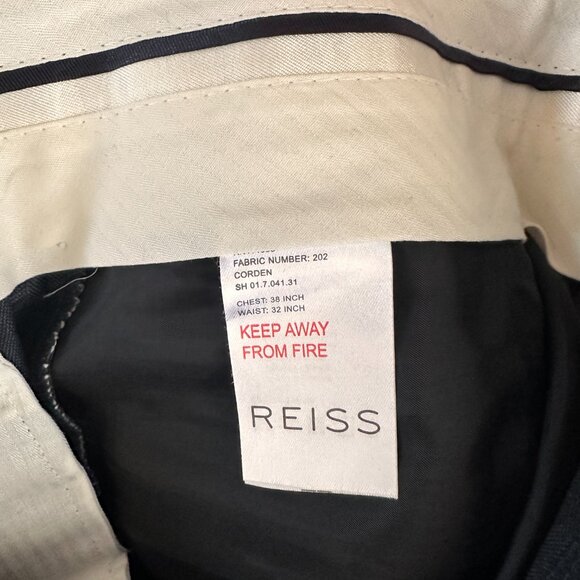 REISS LONDON NAVY SUIT - Picture 2 of 5